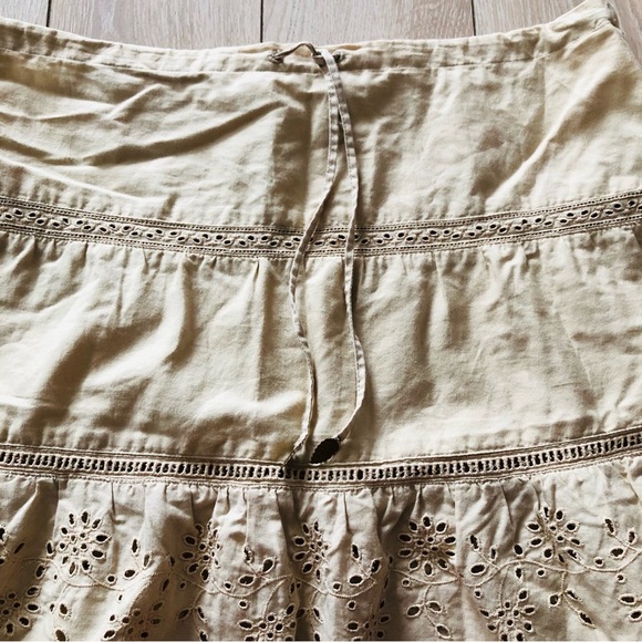 American Eagle Outfitters Y2K Lace Tiered Mini Skirt Size 2 - Picture 5 of 9